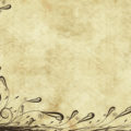 just an old and worn parchment paper background texture