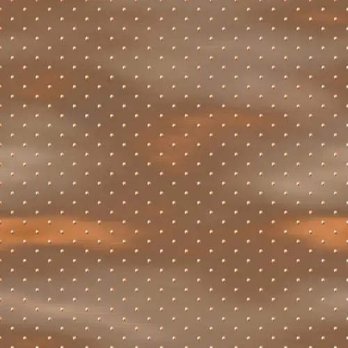 a copper metal with small stars background texture