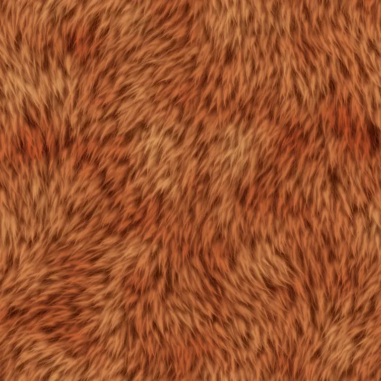 A cool seamless orange fur texture