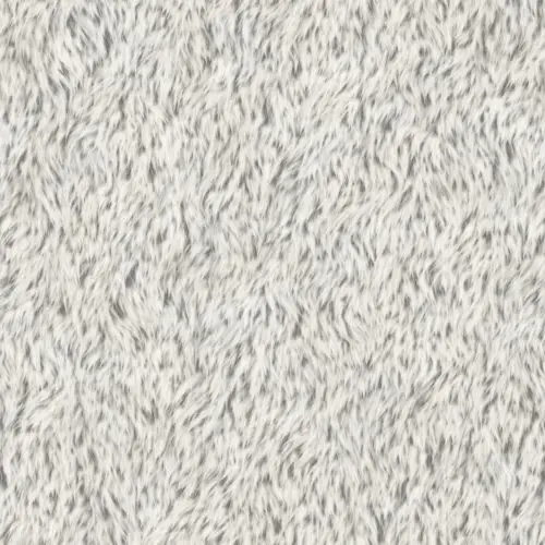 Soft White Luxurious Fur Texture Background